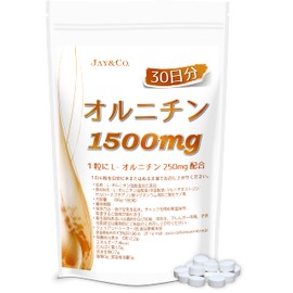 JAY&CO. オルニチン 1500mg 錠剤 (30日180粒)