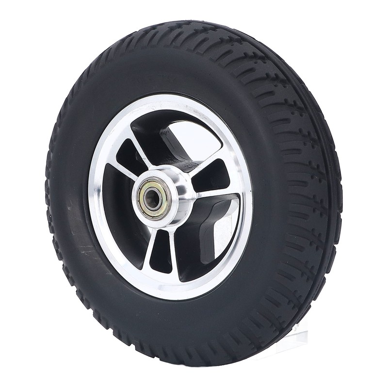 Wheelchair Wheel PU Wheel Alloy Steel Hub Anti Skid Walker