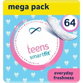 Teens Liners - 64 Count Pantyliners for  - Thin, Absorbent Liners - Soft & Breathable, Fragrance Free for First Periods - Light Days - Color: Teens Day Pads
