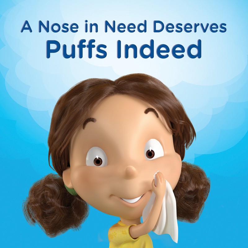 Puffs Plus Lotion Facial Tissues, 3 Family Boxes, 124 tissues