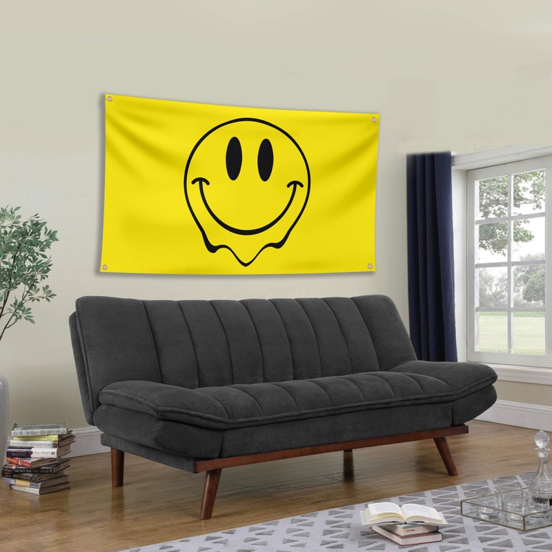 Yellow Smiley Flag - Funny Flag - Smiley Face Sunglasses