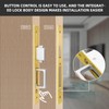 Pocket Door Privacy Lock,Modern Rectangular Pocket Door Hardware, Finger Flush