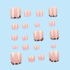 FIEONCIY Press on Toenails with Designs Acrylic Fake Nails for