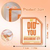 Office Decor Gift Acrylic Square Plaque But Did You Document