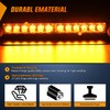 Nilight 12LED Traffic Advisor Strobe Light Bar Amber Emergency Warning