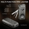 KEJIAR Pipe Lighter ，4 in 1 Soft Flame Lighter with