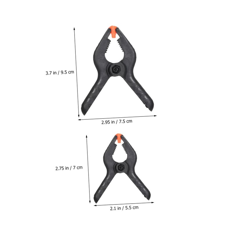 CIYODO 10 Pack Heavy Duty Spring Clamps Plastic Woodworking Clamps