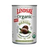 Lindsay Organic Medium Pitted Black Ripe Olives, 6 Ounce (Pack of 12)