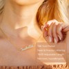 Ldurian Custom Name Necklace, Nova Name Plate Pendant Necklace Pre
