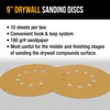 Dura-Gold Premium 9" Drywall Sanding Discs - 180 Grit (Box