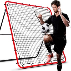 Soccer Rebounder, Kickback Rebound Net - Football Training Gifts, Aids & Equipment for Kids, Teens & All Ages, Perfect Storage