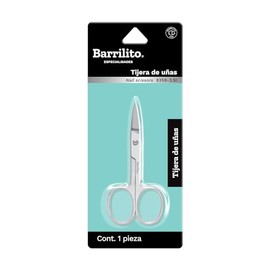Barrilito Tijera Profesional Manicure Acero Inoxidable 20cm
