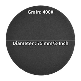 Pack of 50 Velcro Sanding Discs Sanding Polishing Paper Pads Sandpaper for Sanding and Polishing 75 mm (400#)