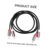 Gatuida 1m Male Stereo Cable for Gaming Consoles to Audio