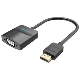 VENTION HDMI VGA Converter Adapter 3.5mm Audio Converter PC to HD TV/Projector HDMI Male to VGA Female Orientation