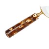 Handheld Magnifying Glass/Brass Magnifier with Elegant Handle for Precise Reading