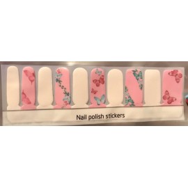 Unbranded Color Nail Polish Strips, 20ct Candied Butterflies. Please Read Description