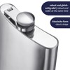 Westmark Delano Hip Flask - Small Flask with Funnel -