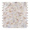 5 - Sheet Pearl Shells Tile Peel and Stick Backsplash,