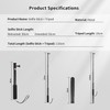 uconsmimo 36 inch Retractable Selfie Stick+Tripod Mount for DJI Osmo