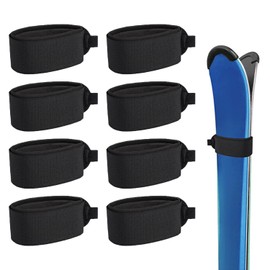 YSJCHEBS 8 Stück Skigurte, Snowboard-Bindungswerkzeuge, Nylongurte, Elastische Gurte, Verstellbare Gurte