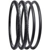 YunSCM 24" Bike Tires 24x1.75/47-507and 24" Bike Tubes Schrader Valve