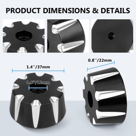 BAKAFOH Aluminum Bar End Caps Handlebar End Weights for Can Am Ryker 600 900 Rally Edition Sport Ace 2019 2020 2021 2022 2023 2024 2025 Handlebar Grip End Caps Accessories