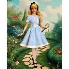 Designs by Jude Looking Glass Doll Clothes Sewing Pattern for 16.5" RTB101 Body Dolls Tonner