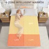 Bwarm Premium Multi-Zone Electric Heated Mattress Pad King Size, 78"