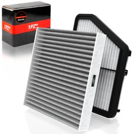 1PZ NP6-G50 Engine and Cabin Air Filter Kit Replacement for Honda Civic 2.0L 2016-2024 HRV 2.0 2023-2024 Carbon Fiber Cabin Air Panel Replace 172205BAA00