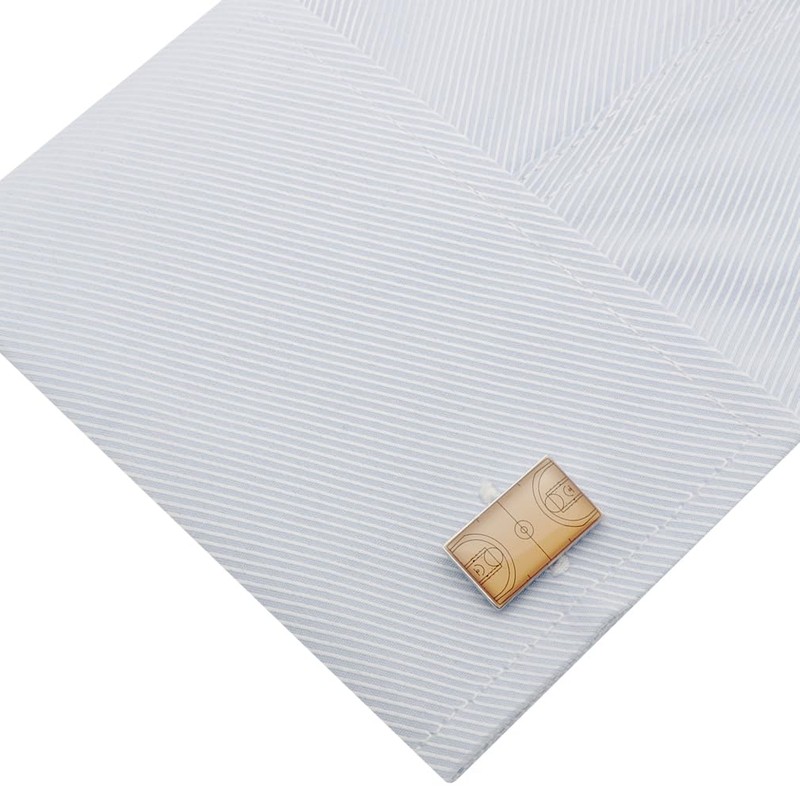 カフス専門店 CUFF バスケットボール コート カフス カフスボタン n00426