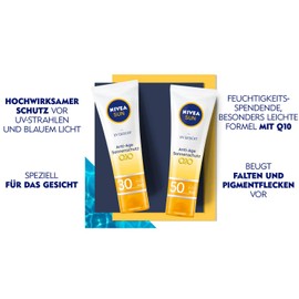 NIVEA SUN UV face sun cream in a pack of 1 (1 x 50 ml), anti-aging & anti-pigment spots sun protection, light face cream with SPF 30