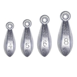 Fishing Weights Sinkers Bank Sinkers Bullet Weights for Surf Fishing Pier Bank Fishing Saltwater Fishing Gear 1oz to 8oz