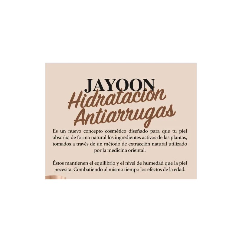 Crema Facial Coreana Jayoon Antiarrugas, Reafirmante_3 Set Mixta