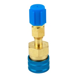 R1234YF to R134A Low Side Quick Coupling, R1234YF Low Side Adapter, Car Air Conditioning Adapter, High-Quality Brass Material, Easy Installation, Universal Use for Most Cars