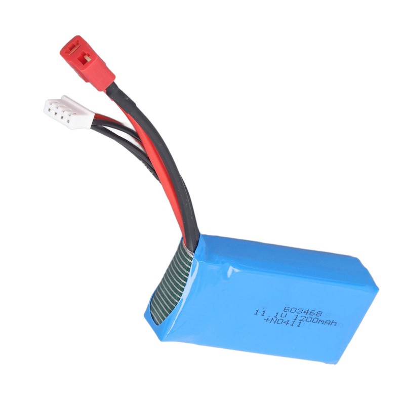 Remote Control Boat Battery Lightweight Safe 11.1V 1200mAh Battery Remote