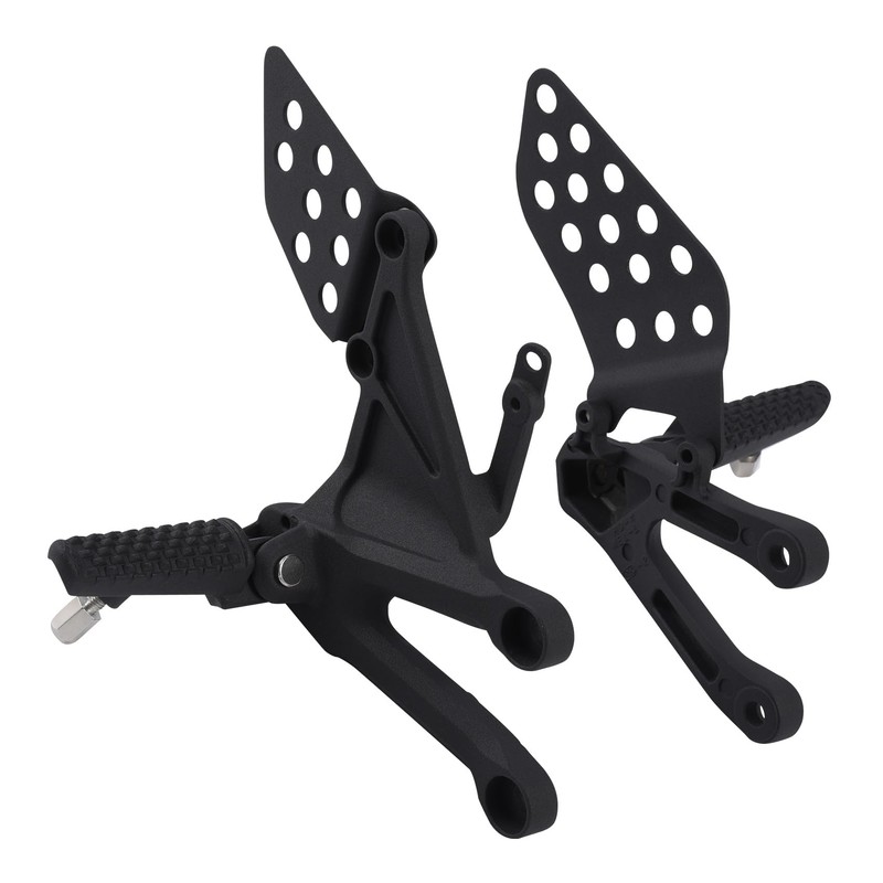 TCMT Sand Black Front Footrest Foot Pegs Bracket Set Fit