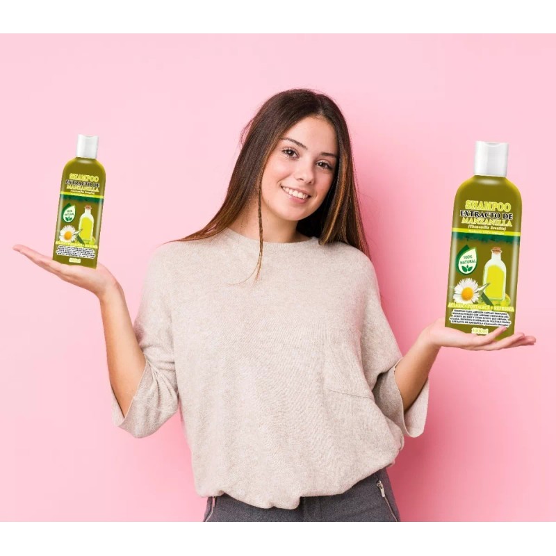 Vivenatural Shampoo Aceite De Bergamota 1l + Shampoo De Manzanilla