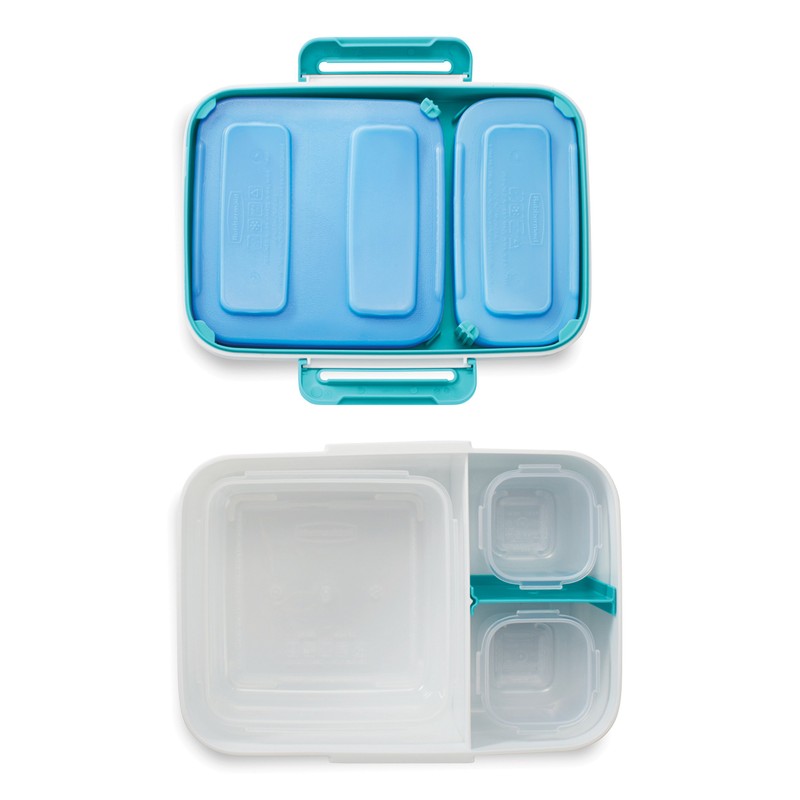 Rubbermaid LunchBlox Leak-Proof Entree Lunch Container Kit with Case, Small,