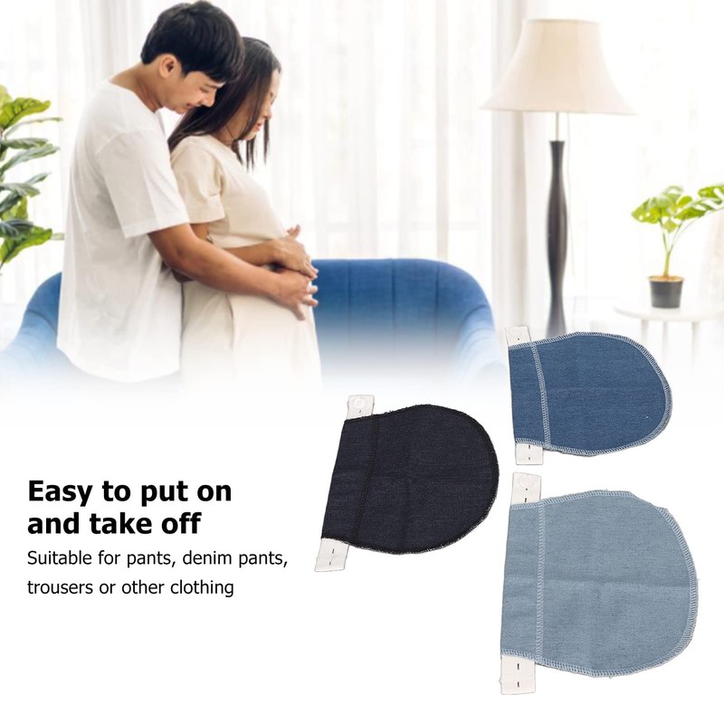 Extensor de Pantalones de Maternidad Ajustable, Extensor de Cintura Ajustable,