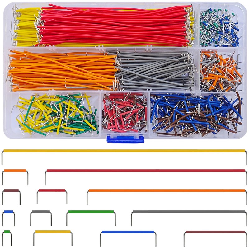 840 Pcs Breadboard Jumper Wires Kit, 14 Lengths Solderless Flexible