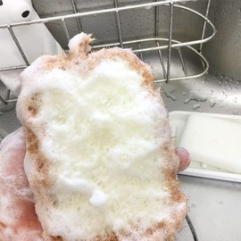 5 paños de cocina de ganchillo, con forma de tostada, sin olor, antiarañazos, reutilizables para cocina y uso doméstico, esponjas de lavado de doble capa