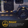 Partsam 5Pcs 3.8" Thin Amber 6 LED Side Marker Clearance