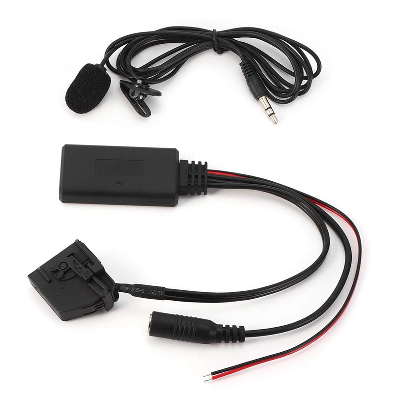 Ymiko 18 Pin Bluetooth AUX Cable Adapter Wireless Car Microphone