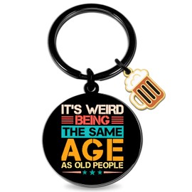 Christmas Gifts for Men Funny Keychains for Men Stocking Stuffer Birthday Gift Ideas for Him Unique Keychain Gift for Dad Husband Grandpa Father Cool Gifts Christmas Father's Day Gifts for Men