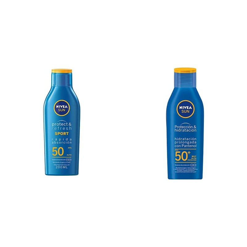 Nivea Sun Protector Solar Loción Fps 50 Protect Refresh, 200ml