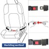 Unbranded 2Pack Universal Lap Seat Belt 2 Point Adjustable Retractable