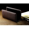 DELMON VARONE - Letter Stand Made of Premium Leather Soft
