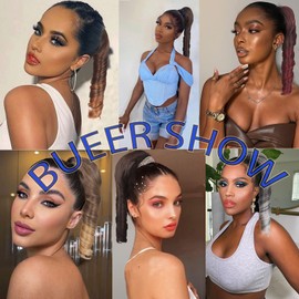 CINHOO Spiral Curls Hair Piece Gray Ponytail Hairpiece for Black Women Salt and Pepper Hair Extensions,Ringlets Curls Drawstring Ponytail for Black Women Fake Ponytail Victorian Hairstyles Short Gray Ponytail(1B/Gray)