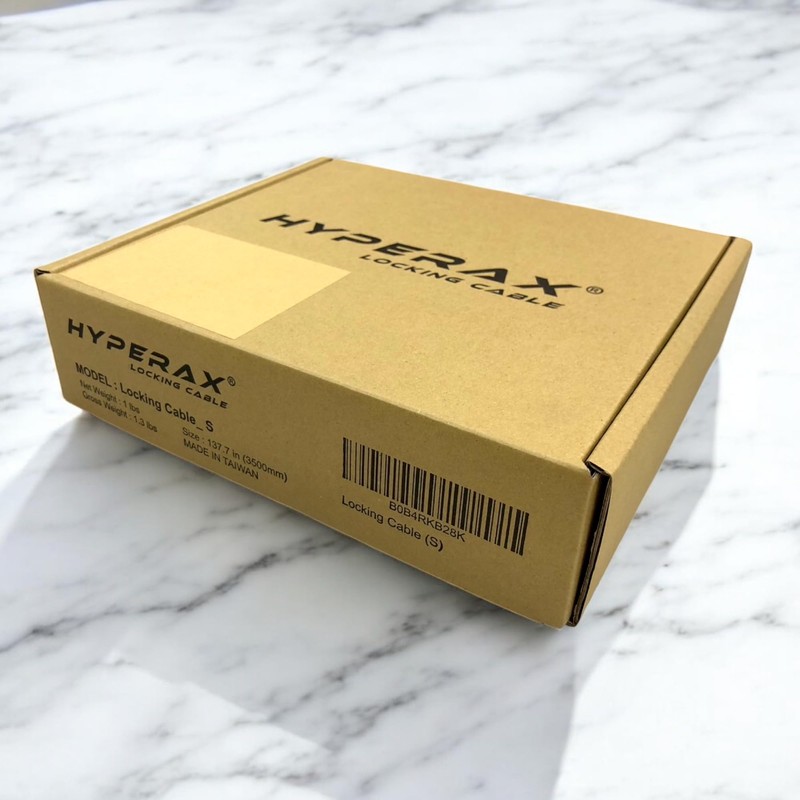 Hyperax Steel Locking Cable (S), Security Cable with Alloy Casting